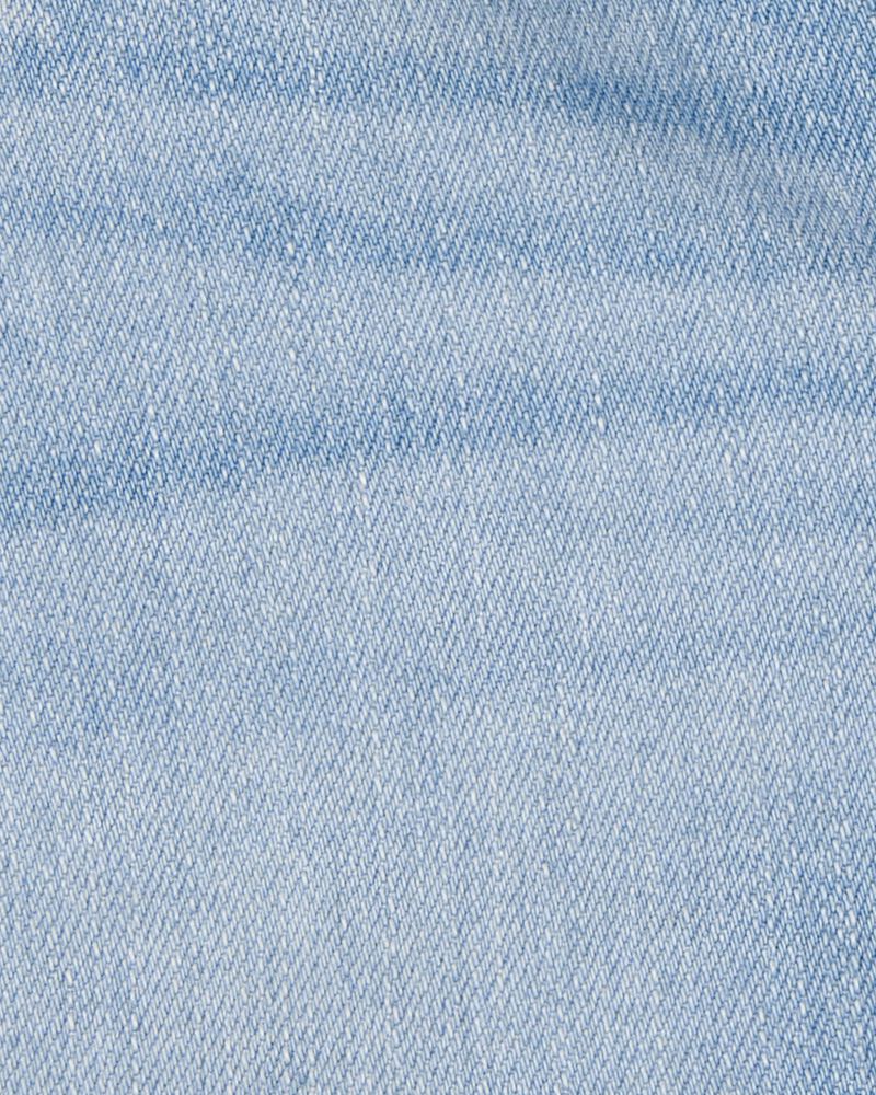 Baby Lace Hem Iconic Denim Short - Daytona Wash, image 3 of 4 slides