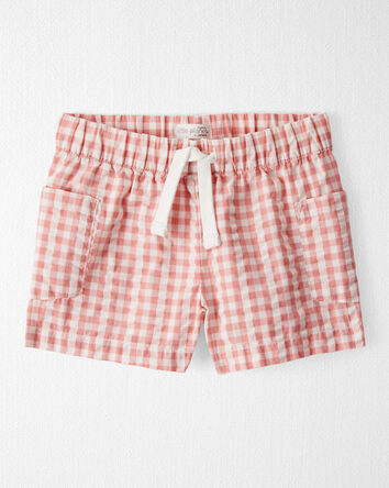 Toddler Gingham Shorts Made With Organic Cotton, 