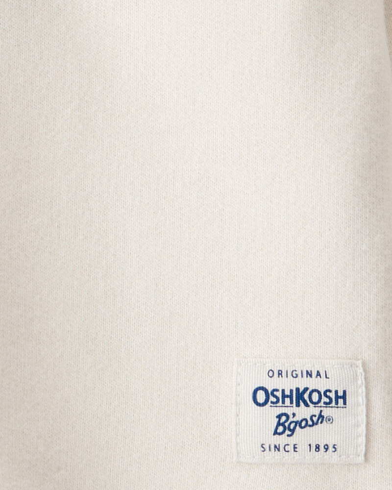 Baby Boy Long-Sleeve Hoodie - Ivory, image 2 of 3 slides