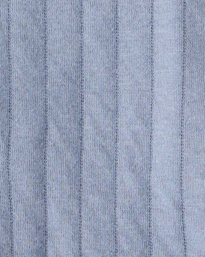 Baby Boy 2-Piece Quilted Long-Sleeve Sweater & Pant Set - Blue, image 2 of 3 slides