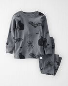Baby Organic Cotton Pajamas in Spooky Creatures Print, image 1 of 4 slides