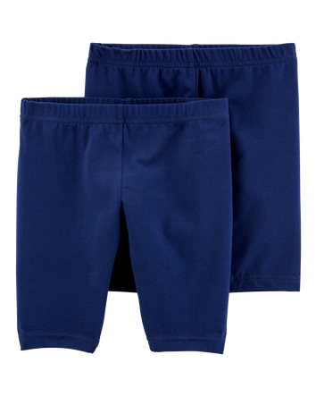 Girls 2-Pack Bike Shorts, 