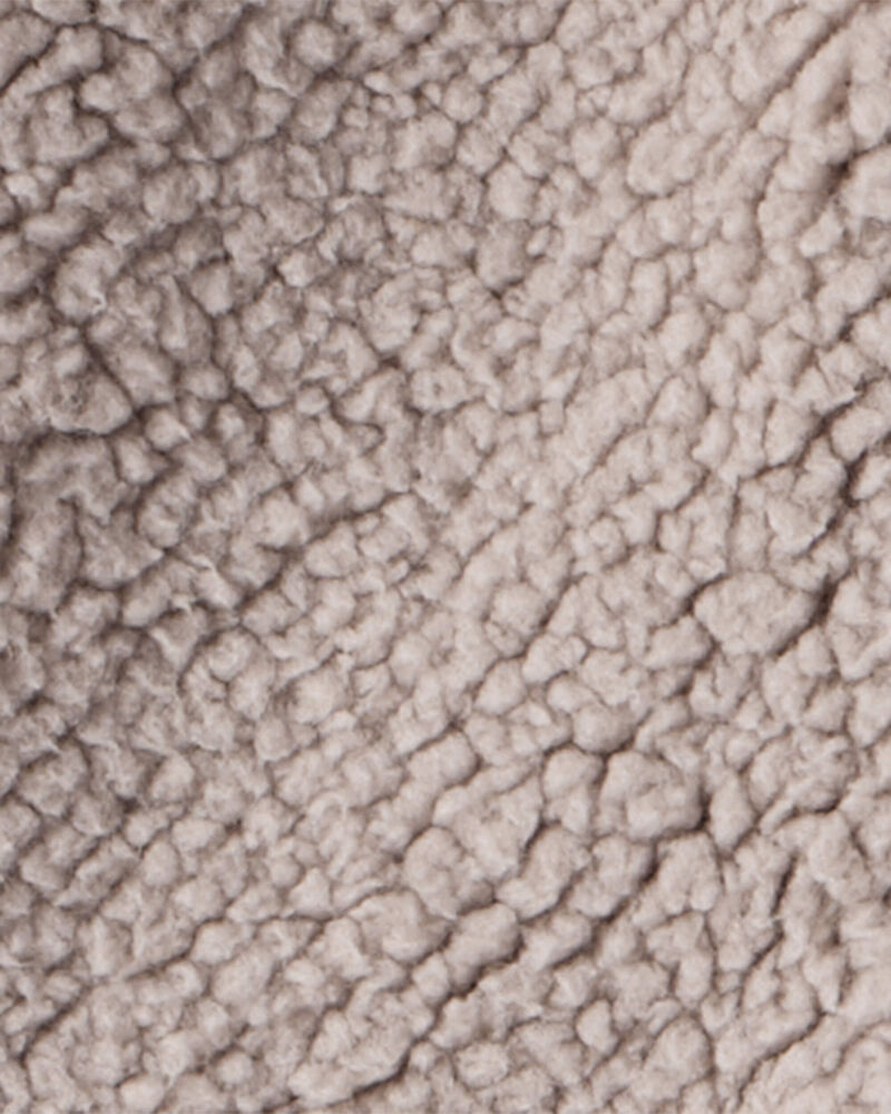 Baby Boy 3-Piece Bear Print Sleeveless Jacket, Bodysuit & Pant Set - Tan/Ivory, image 4 of 5 slides