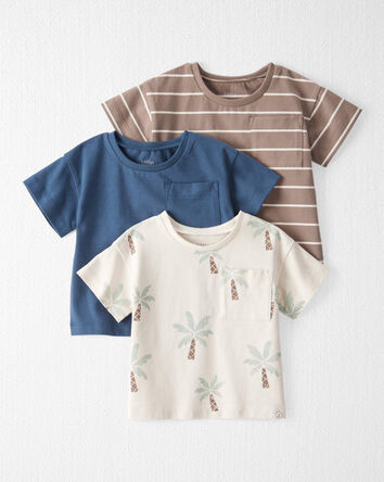 Baby 3-Pack Organic Cotton Tees, 