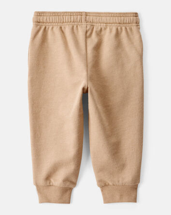 Baby Boy French Terry Jogger - Tan, 