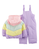 Baby 2-Piece Rainbow Snowsuit Set, image 5 of 5 slides