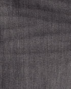 Baby Girl Denim Wide-Leg Cuff Jeans - Grey, image 3 of 4 slides