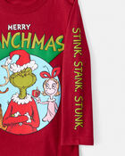 Toddler Dr. Seuss&trade; The Grinch Long-Sleeve Graphic Tee - Red, image 2 of 4 slides