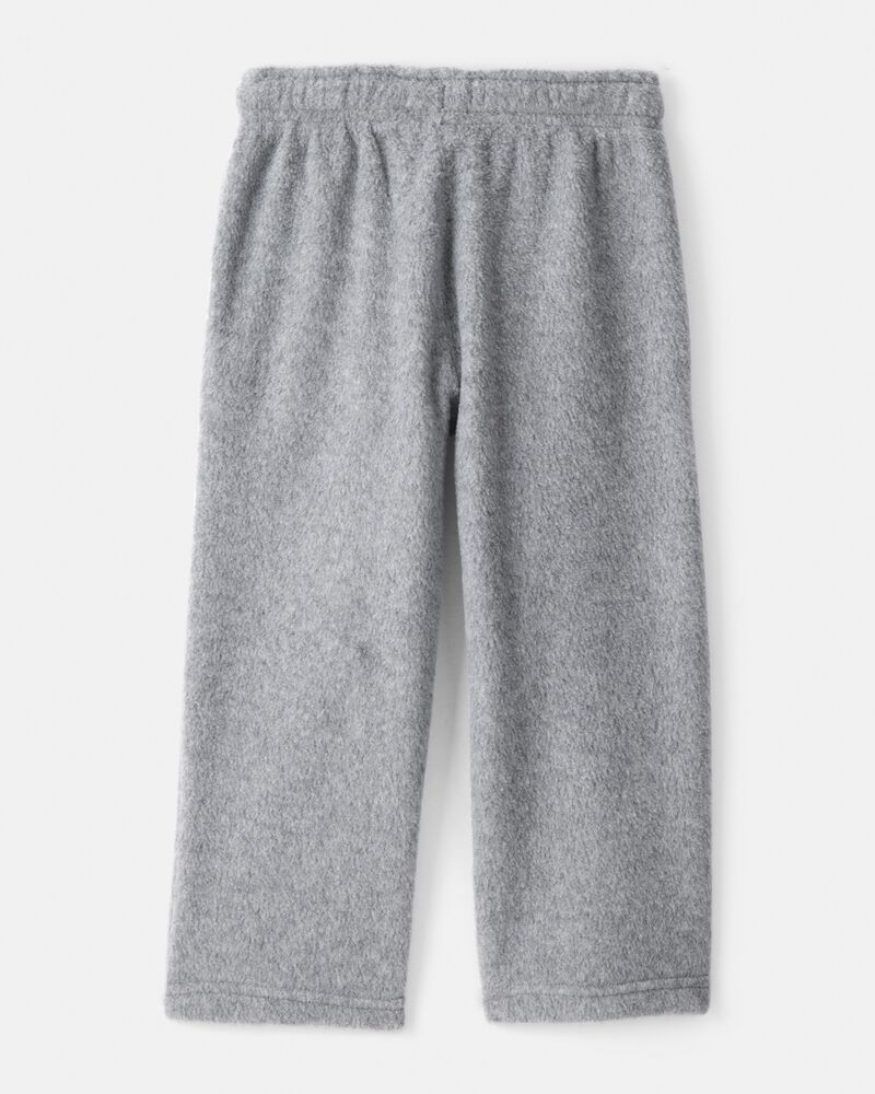 Toddler Boy Fleece Pants - Grey, image 2 of 4 slides