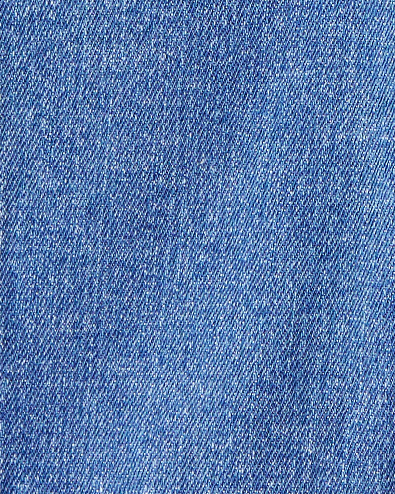 Baby Boy Checkered Print Bodysuit Overall Set - Blue/Green, image 4 of 6 slides