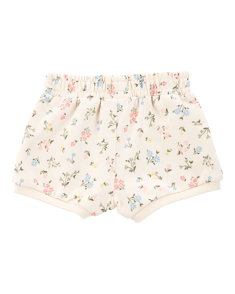 Baby 4-Piece French Terry Mix-and-Match Outfit Set - Pink/Ivory, image 10 of 11 slides