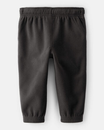 Baby Boy Fleece Joggers - Black, 