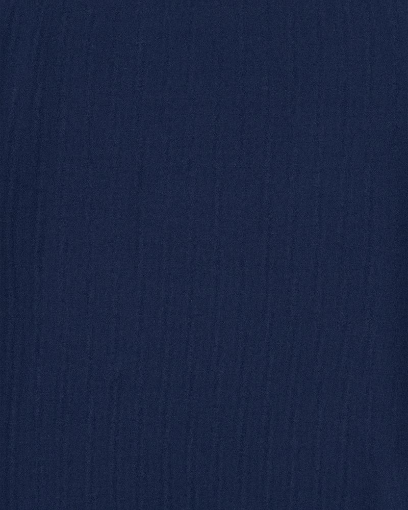 Toddler 2-Piece Active Raglan Tee & Pull-On Shorts Set - Navy/Orange, image 4 of 9 slides