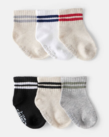 Baby Boy 6-Pack Ankle Socks, 
