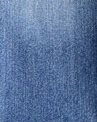 Baby Girl Heart Pocket Barrel Jeans - Blue, image 4 of 5 slides