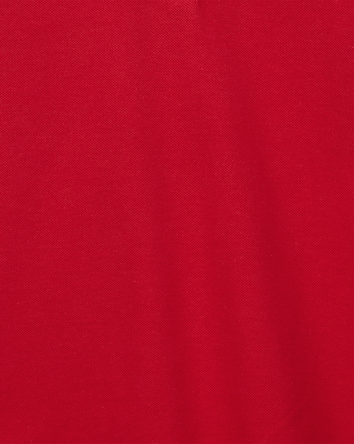 Kid Pique Uniform Polo Shirt - Red, 