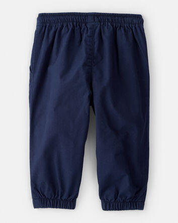 Baby Boy Lined Joggers - Navy, 