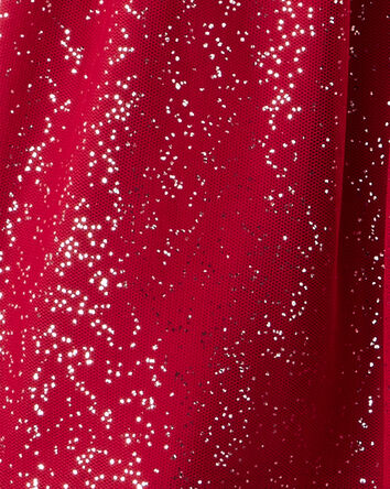 Girls Christmas 2-Piece Joy Long-Sleeve Top & Skirt Set - White, 