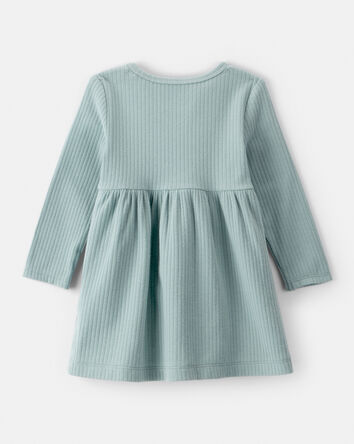 Baby Girl Long-Sleeve Dress - Green, 