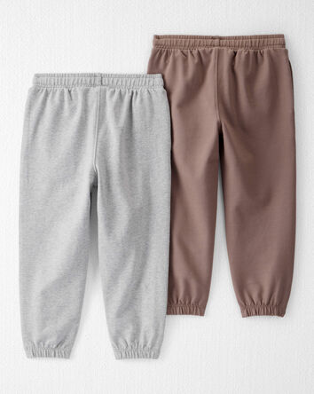 Toddler 2-Pack Organic Cotton French Terry Sweatpants, 