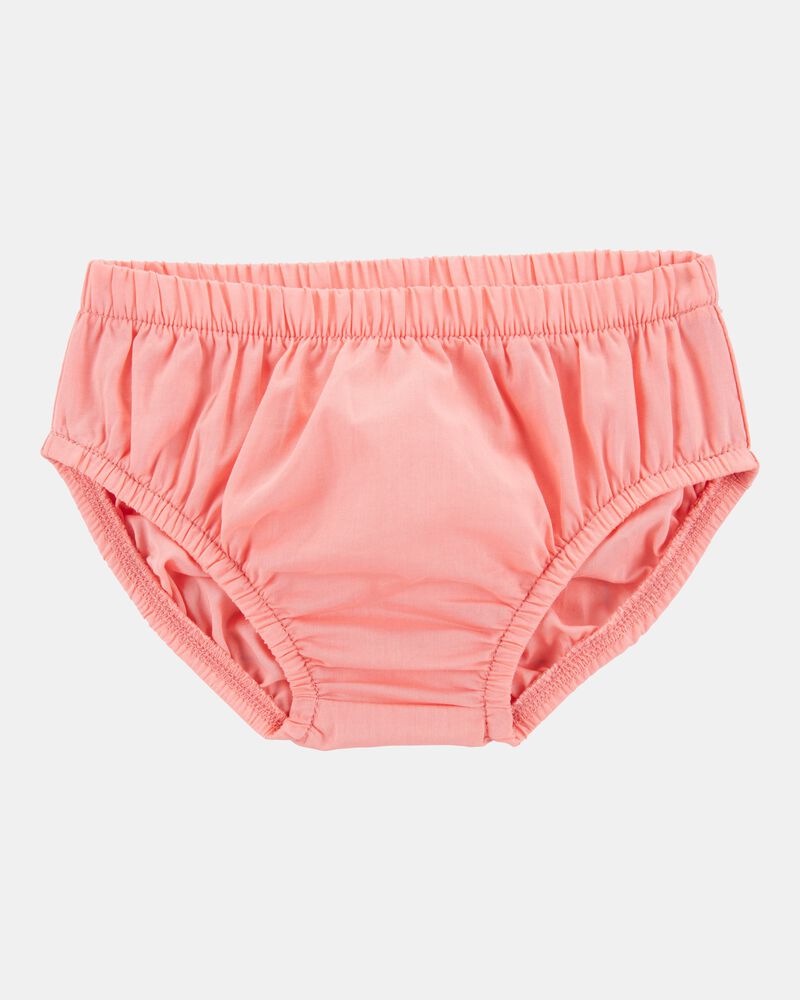 Baby Poplin Floral Print Dress - Pink, image 3 of 5 slides