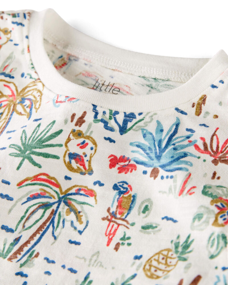 Toddler 2-Pack Organic Cotton Tropical Knit Tanks, image 2 of 5 slides