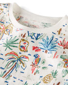 Toddler 2-Pack Organic Cotton Tropical Knit Tanks, image 2 of 5 slides
