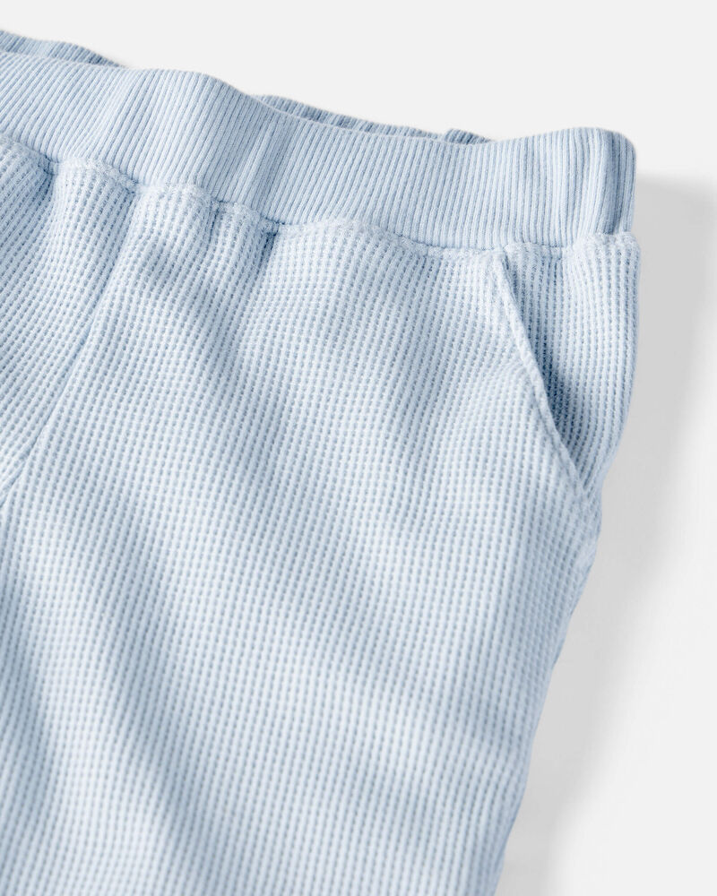 Toddler Boy 2-Piece Organic Cotton Waffle Knit Set, image 2 of 4 slides