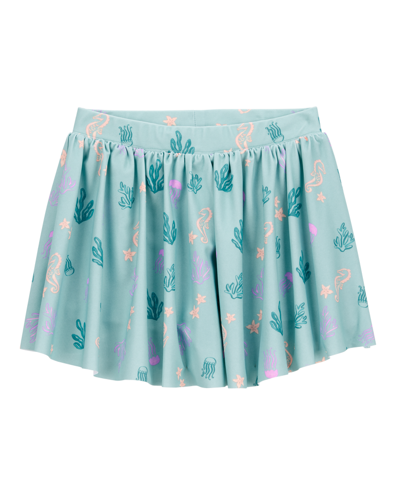 Toddler 2-Piece UPF 50+ Sun Protection Moisture Wicking Active Pullover & Skort Set - Blue
, image 6 of 9 slides