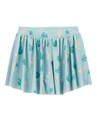 Toddler 2-Piece UPF 50+ Sun Protection Moisture Wicking Active Pullover & Skort Set - Blue
, image 6 of 9 slides