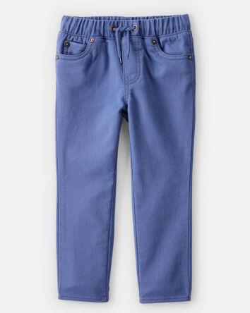 Toddler Boy  Pull-On Slim Fit Pants - Navy, 