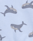 Baby Boy Whale Pullover Sweatshirt - Blue, image 2 of 3 slides