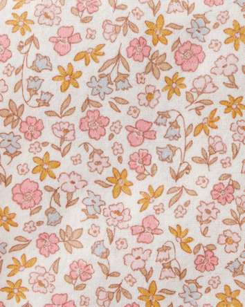 Baby 4-Pack Floral Receiving Blankets - Pink, 