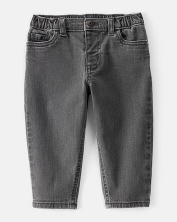 Baby Boy  Tapered Denim Jeans - Black, 