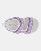 Baby Every Step&reg; First Walker Floral Sandals - Purple/White, image 4 of 7 slides