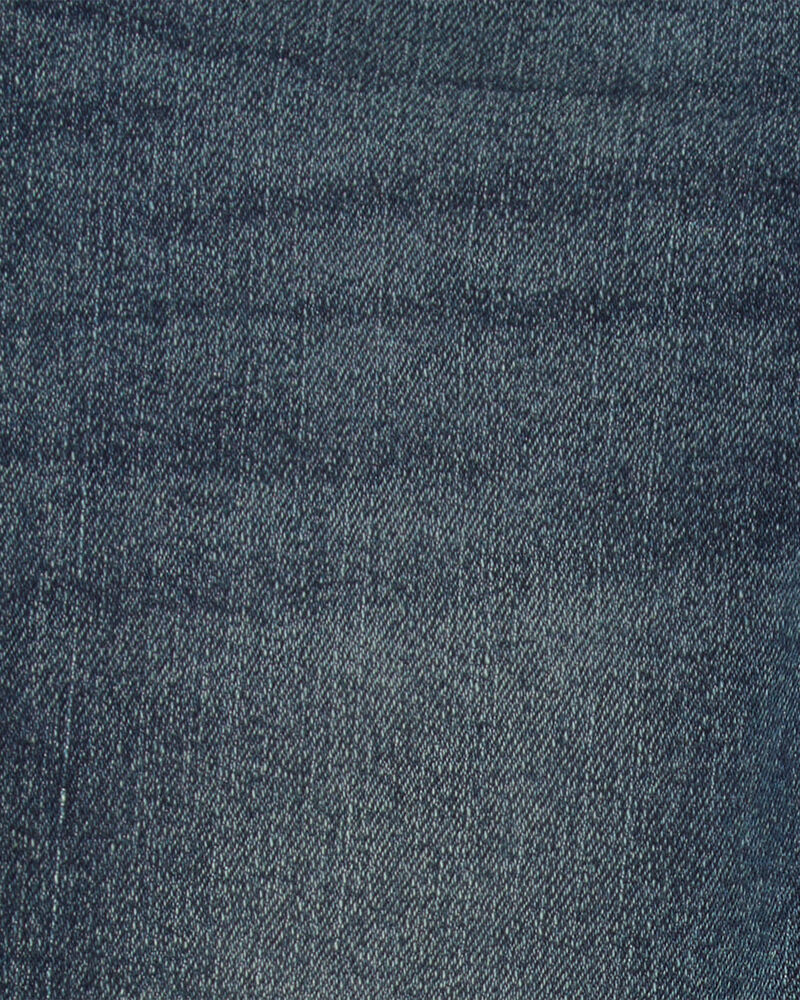 Toddler Faded Dark Wash Straight-Leg Jeans, image 3 of 4 slides