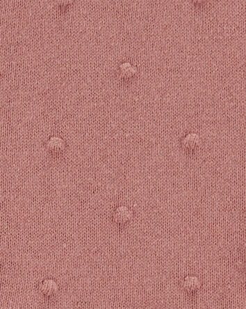 Baby Girl Long-Sleeve Flutter Bodysuit - Pink, 