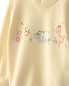 Baby Disney&copy; Winnie the Pooh Embroidered French Terry Pullover Sweatshirt - Yellow, image 4 of 7 slides