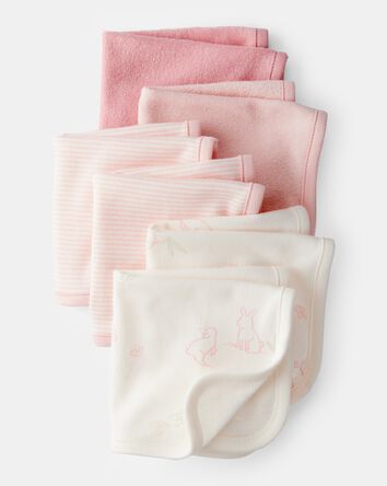 Baby Girl 6-Pack Washcloths - Pink, 