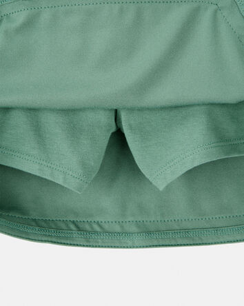 Girls Knit Active Skort - Green, 