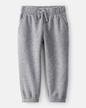 Toddler Boy Fleece Joggers - Grey, 