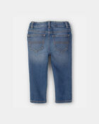 Baby Dark Blue Wash Straight-Leg Jeans, image 2 of 4 slides