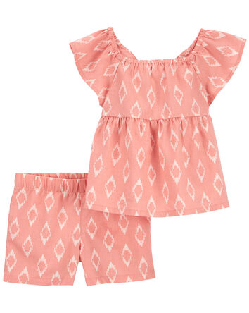 Baby 2-Piece Linen Outfit Set, 