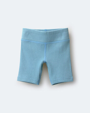 Toddler Girl Brooklyn Bike Shorts - Pale Blue, 