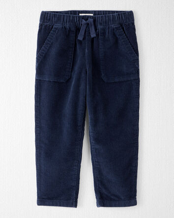 Toddler Organic Cotton Corduroy Drawstring Pants, 