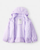 Toddler Girl Long-Sleeve Midweight Jacket - Purple, image 2 of 3 slides