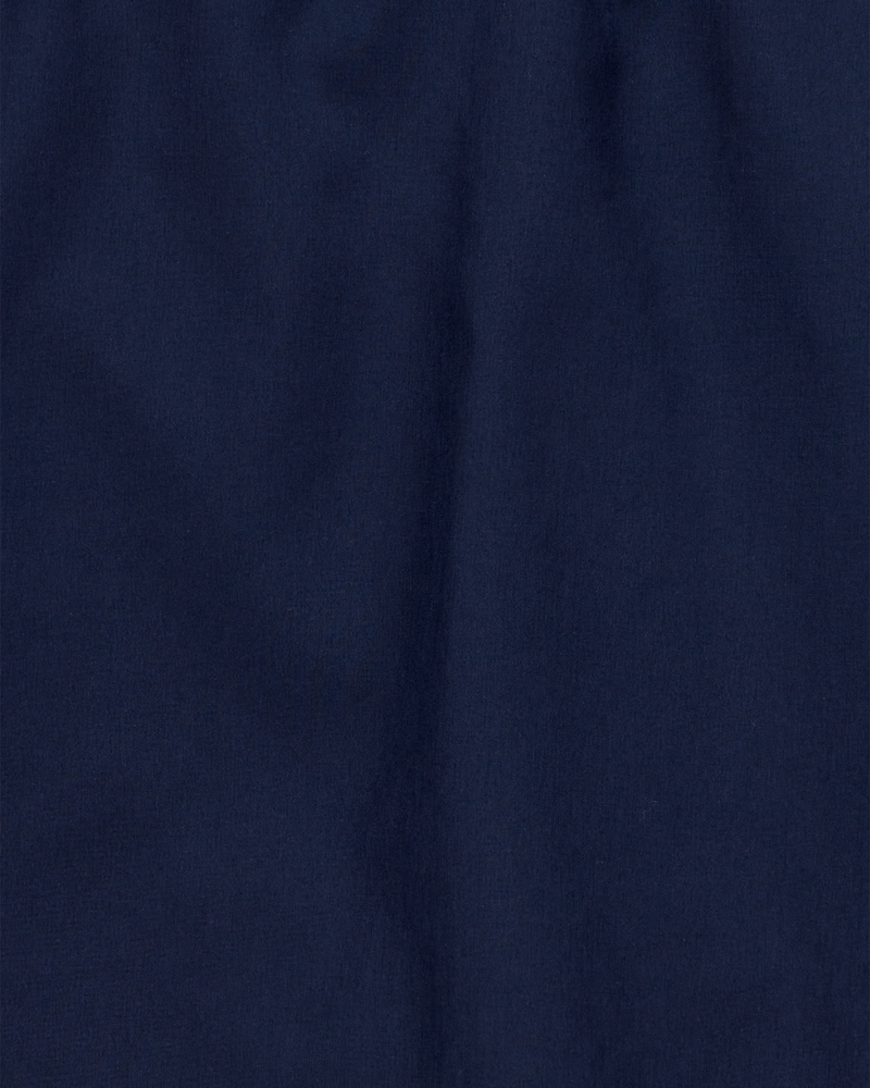 Kid 2-Pack Poplin Stretch Uniform Skorts - Navy, image 4 of 4 slides