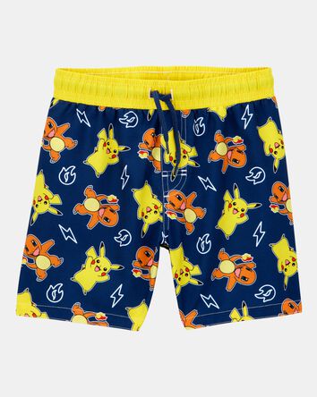 Boys Pok&eacute;mon&trade; Pikachu Swim Trunks - Navy/Yellow, 