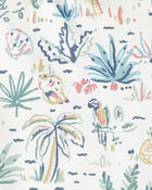 Toddler Girl Recycled Tropical Print Swimsuit, image 4 of 4 slides