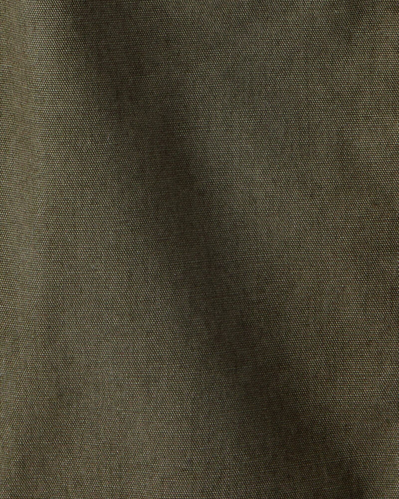 Baby 2-Piece Team Champ Tee & Overall Set - Ivory/Olive, image 4 of 6 slides